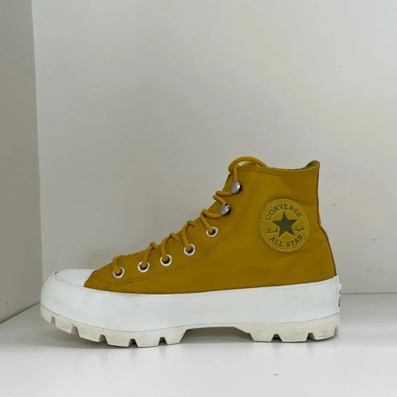 Converse Chuck Taylor All Star Leather Lugged High Top sneaker gortex waterproof - Picture 3 of 14